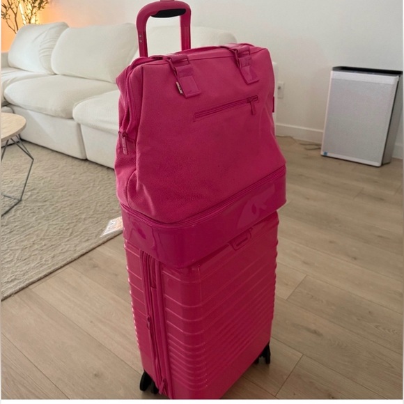 BEIS Handbags - NWT BEÍS Barbie Carryon, Weekender and Cosmetic Case!!